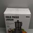 Juicer Machines with 5.8" Large Feed Chute, Cold Press Juicer for Whole Vegetables and Fruits 400W, Slow Masticating juicer Easy to Clean Juice Extractor Machine High Juice Yield (Titanium Gray)