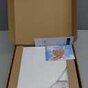 Forbena Corner White Floating Book Shelves for Wall Set of 4, Wood Nursery Corner Bookshelf for Kids Bedroom, Large Modern Round Wall Bookshelves for Living Room Decor, Indoor Plants, Bathroom (12" Depth)