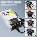 Adjustable 0-60V Power Supply 10A 600W, 110V AC to DC 0-60V Buck Converter 0-10A 600W Power Supply with LCD Display Adjustable Voltage Current 110V/220V AC to 60V DC Converter