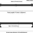 6 Pack 10 Inch Cabinet Pulls knurled Matte Black Kitchen Cabinet Handles Aluminum and Zinc Alloy Drawer Pulls Solid Cabinet Hardware