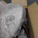 Swivel Rolling Stool with Wheels Height Adjustable Stool Chair Drafting Chair with Backrest White,13"D x 13"W x 26"H