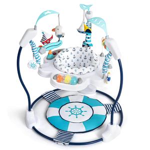 Baby Activity Center Jumper Interactive Activity Jumper Play Center with Infant Toys, 360 Rotating Seat