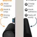 Everlasting Comfort One Sided Door Draft Stopper for Bottom of Doors - Quick Install Sound Proofing Strip Gap Filler, Cold Air & Noise Blocker Sweep for Home, Bedroom and Apartment- Fits 36" Doors