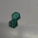 Ring Box 10Pcs Velvets Wedding Rings Box Octagonal Storage Box Dustproof Engagement Rings Holder for Wedding(Green)