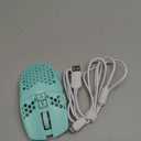 SOLAKAKA SM600 Honeycomb Shell Gaming Mouse Wireless,8000 DPI Tri-Modes BT5.1/2.4G Wireless/Type-C Wired Gamer Mouse with 2 Side Buttons, Macro Programmable and RGB Light for PC/Mac/Laptop, Green