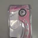 45mm Rotary Cutter with 5pcs Extra Blades, Ergonomic Handle Rolling Cutter with Safety Lock for Fabric, Leather, Crafting, Sewing, Quilting, Fabric Rotary Cutter Perfect for Left & Right Hand(Pink)