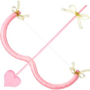 Leitee Cupid Bow and Arrow Set Cupid Costume Accessories Women Cosplay Supply for Party Cos Adult (Pink)