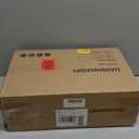 Asgolion 31.5" Console Table, 9.5" D Entryway Table with Power Outlets & USB Ports & Fabric Basket, Narrow Sofa Table for Hallway, Foyer, Living Room, Black