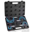 4PCS Micrometer Set, 0-1"/1-2"/2-3"/3-4" Machinist Outside Micrometer Measuring Tool, Ultra-Precision 0.0001" Graduation Micrometers, Professional Machinist Tools Set