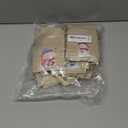 ARTLYMERS 24 Pack Christmas Jute Burlap Bags, Christmas Drawstring Gift Bags for Xmas Presents Holiday Party Favor Treats Candy, 6 Designs