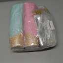 FYSUIMU 50Pcs Ice Cream Charcuterie Paper Cups with Sticks Bags Twist Ties 14oz Pink Blue Sprinkle Disposable Appetizer Cups French Fry Holder for Summer Party Supplies (EXP 12/31/36)