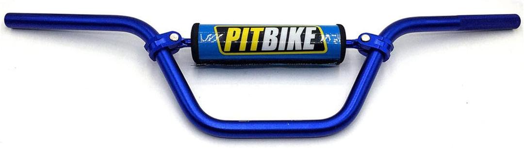 Motorcycle Handlebar 7/8" 22mm Motocross Moto Bar with Foam Pad For CRF YZF KXF KLX RMZ DRZ Dirt Pit Bike Use T6-6061 Aluminum (Blue)