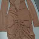 HUUSA Swimsuits Coverups for Women Long Sleeve Bathing Suit Cover Up Drawstring Mesh Sheer Dress 2025 Trendy