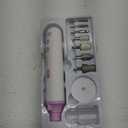 PELCAS Toenail Grinder for Thick Toenails 8 in 1 Manicure & Pedicure Kit, 5 Speeds Cordless Nail Drill with LED Light Electric Foot Callus Remover for Foot Callus, Thick Nails, Finger Nails Pink