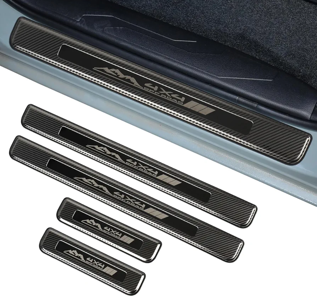 BILOPER Stainless Steel Door Sill Protector for Toyota Tacoma 2016-2025 Accessories Interior Door Entry Guard Cover Trim