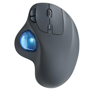 Nulea M501 Wireless Trackball Mouse, Rechargeable Ergonomic, Easy Thumb Control, Precise & Smooth Tracking, 3 Device Connection (Bluetooth or USB Receiver), Compatible for PC, Laptop, Mac, Windows