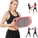 Music Boxing Punching Machine for Adults, Taekwondo Kick Pad Training Machine with LED Electronic Bluetooth Music &Counter9 Modes & 9 Speeds Martial Arts Training Equipment & Taekwondo Sparring Gear (Moderate-pink)
