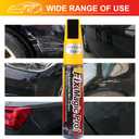 Touch Up Paint for Cars (Black), Two-in-One Car Paint Scratch Repair, Automotive Touch Up Paint Pen with Instruction Manual, Quick and Easy Solution to Repair Car Paint Scratches