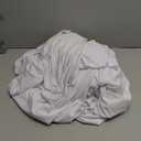 Efavormart 1 Set White Chair Covers Spandex Stretch Banquet Chair Covers for Party Dining Wedding W/Ruched Swag Back W/Foot Pockets Washable Slipcovers for Outdoor Events