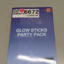 Glow Sticks Party Pack 8"-50, Light up Bracelets & Necklaces Accessories for Kids, Neon Glow in the Dark Valentines Day Party Favor Supplies Decoration for Birthday Camping Wedding Dance Parade