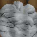 Electric Blanket Full Size - Soft Ribbed Flannel Heated Blanket with 6 Heat Settings, Heating with 10 Time Settings, 8 hrs Timer Auto Shut Off (72x84 inches, Light Grey)