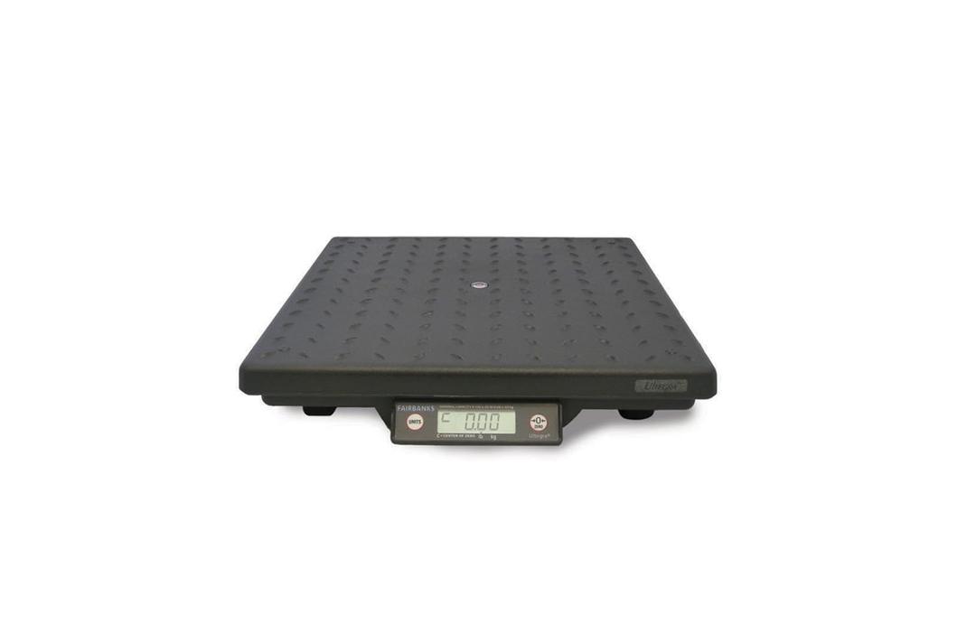 29824 Ultegra Flat Top Parcel Shipping Scale, 14" Length, 14" Width, 2.4" Height, 150 lbs Capacity
