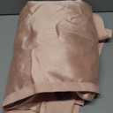 TOWN & COUNTRY LUXE Talia Double Layer Indoor Curtains, Sheer and Room Darkening Blackout, Grommet Top, Energy Efficient, 1- Piece 52"x84", Rose Blush