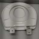 Little2Big Toilet Seat with Built-In Potty Training Seat, Slow Close, Durable Plastic, Made in USA, ROUND, White