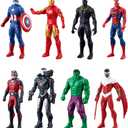 Marvel Avengers Ultimate Protectors Pack, 6-Inch-Scale, 8 Action Figures with Accessories, Super Hero Toys, Toys for Boys and Girls Ages 4 and Up