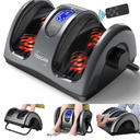 TISSCARE Foot Massager-Shiatsu Foot Massage Machine w/ Heat & Remote Reflexology System-Kneading, Rolling, Scraping for Calf-Leg-Ankle Plantar Fasciitis, Blood Circulation, Pain Relief