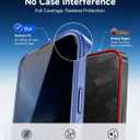 MAGIC JOHN 2 Pack for iPhone 13 Pro Max/iPhone 14 Plus 6.7 inch Privacy Glass Screen Protector, Auto Dust-Elimination Installation, Bubble Free, Easy Installation, Gifts for Mothers Day