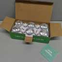 Vinaco 10 Pack Halogen GU10 120V 50W Candle Warmer Bulb Dimmable, MR16 GU10 C 120V 50W 2800K Warm White, 50 watt Halogen Light Bulb for Candle Warmer Lamp Replacement, Track Lighting