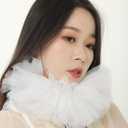 Renaissance Ruffle Collar Victorian Neck Costume Cosplay Props (White)