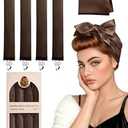 Togayu Heatless Curls Overnight Set - 4PCS Jumbo Velvet Hair Rollers to Sleep In, No-Damage Flexi Rods for Beautiful, Effortless Curls and Waves for Women