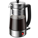 Percolator Coffee Pot Electric Coffee Maker, Brews 2–10 Cups, Auto Keep Warm, Stainless Steel Basket, Borosilicate Glass, Easy-Pour Spout, Cool-Touch Handle