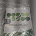 50 Sheets Green Cardstock 8.5 x 11 Inches, 5 Colors Assorted Colored Card Stock Paper 67lb/180gsm Perfect for Printing DIY Crafting Scrapbook Decoration Card Craft (Green)