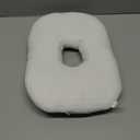 RoamReady Ear Piercing Pillow for Side Sleepers, Ear Pillows with Holes for Pain, Earring Inflammation Pressure Sores, Cotton Earring Pillow for CNH Side Sleepers with Zipper (White)