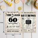 5 x Giant 60th Birthday Gift Cards for Women Man Large sixty Birthday Card Happy 60th Birthday Party Decorations Best 60 Year Old Birthday Gifts Ideas