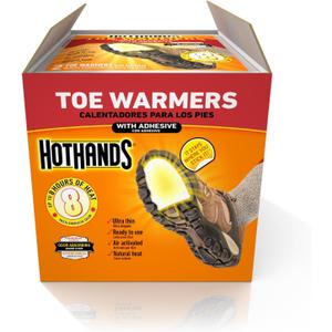 HotHands Toe Warmers - Long Lasting, Odorless, Air Activated - Up to 8 Hours of Heat - 20 Pair
