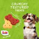 Dole for Pets Dog Biscuits Assorted Apple + Carrot Mix, Real Fruit and Vegetable Flavor Vegan Crunchy Treats, No Wheat Corn Soy or Artificial Additives, Bite Size Training Snacks for Dogs, 7 Oz (EXP 05/20/26)