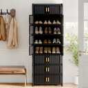 9-Tier Shoe Cabinet, 36-Pair Storage for Entryway | Adjustable Shelves, Waterproof PP, Easy To Clean