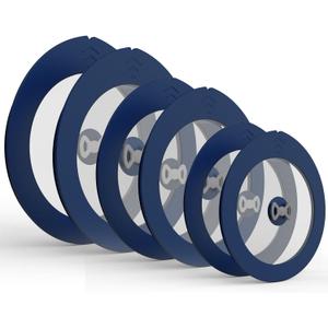 6 Pack Replacement Lids for Pyrex 7200-PC 2 Cup and 7201-PC 4 Cup and 7402-PC 6/7 Cup Glass Containers Bowl Storage Cover Leakproof