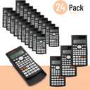 Mr. Pen- Scientific Calculators, 24 pcs, 2 Line Calculator for School, Fraction Calculator Scientific Calculator, Bulk, for School, High School, Collage, Office
