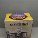 Crock-Pot Large 8-Quart Programmable Slow Cooker with Auto Warm Setting Black Stainless Steel