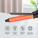 VAGARY Instant Heating Curling Iron for Long Hair, 1 Inch Hair Curling Wands with Infrared Hair Care, 10S Fast Heating, 110V-240V Dual Voltage Hair Curler with Temperature Control