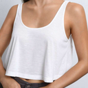 SHEIN EZwear Solid Crop Tank Top, Size S