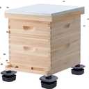 DECOHS 3 Sets/12Pcs Beehive Stands- Sturdy Beehive Feet Stands- Beehive Base Beekeeping Hive Support Tools for Outdoor Garden Beekeeper Workshop