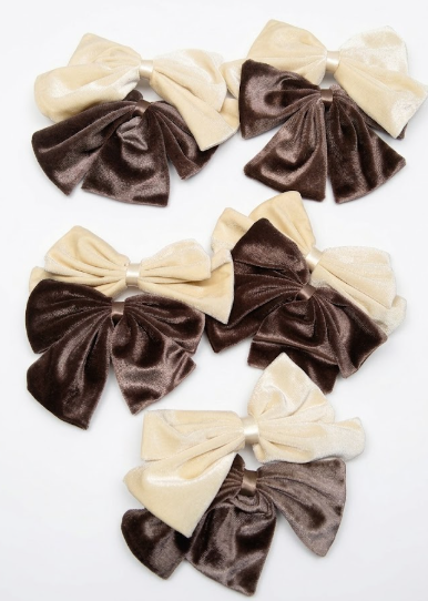 5 x Bow Hair Clips for Girl