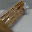 LazBlinds No Drill Bamboo Roman Shades, 30" W x 48" H, Star-Brown