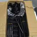 VTRIN 10 Tier Shoe Rack Tall Large Capacity 50 Pair Wide Shoe Organizer with Two Hooks Sturdy Metal Shoe Shelf for Entryway, Closet, Bedroom